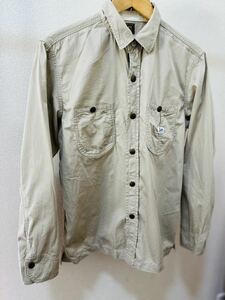 DOORS×Lee 別注 WORK SHIRTS ベージュ ワークシャツ リー URBAN RESEARCH DOORS アーバンリサーチドアーズ長袖 長袖シャツ 