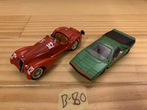 B-80 1/43 Alfa romeo 8C 2900 & CARABO BERTONE