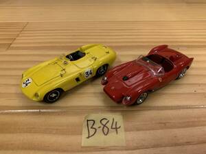 B-84 1/43 Bang FERRARI 250 TR & BEST MODEL FERRARI 750 