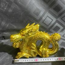 龍　置物 オブジェ 置き物 龍の置物 インテリア 陶器？ドラゴン　竜　縁起物　和風_画像5