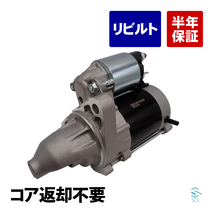 コア返却不要 リビルト品 セルモーター スターターモーター ムーブ ムーブコンテ ミラ ミラカスタム LA100S L175S L275S L275V L575S_画像1