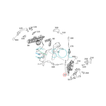 ベンツ W218 X204 フロント ドアロックアクチュエーター 左側 CLS350 CLS63 GLK300 GLK350 2047201735 出荷締切18時_画像5