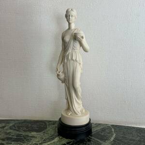 イタリア製古代ギリシア風置物★女性 彫刻 オブジェ ヴィーナス 女神 白 インテリア オリエント 古代ギリシャ 古代ローマ風