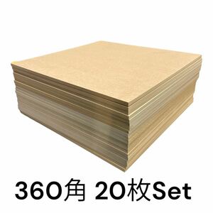 mdf 木材 四角 端材 diy 360角 7㎜ 20枚セット正方形 MDF-003-2