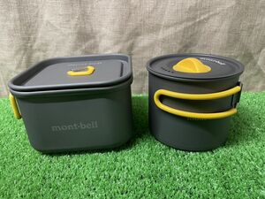 mont-bell　モンベル　クッカー２個セット　おまとめ　キャンプ　アウトドア用品　中古品　登山　現状品　mc03019955