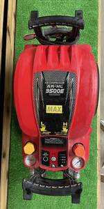 MAX マックス AIR COMPRESSOR エアコンプレッサー AK-HL9500 E 通電確認済み　コンプレッサー　エアーツール　ホースセット　kd03010016