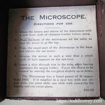 【組み立ても観察も貴方の手で】イギリス ドイツ アンティーク 顕微鏡 真鍮 小型 組立式 オリジナル 箱入り◆Antique Pocket Microscope◆_画像5