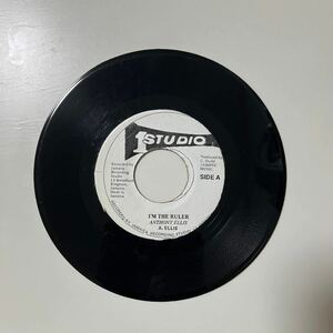  視聴あり 名曲 レア 7inch / I7m The Ruler / Anthony Ellis