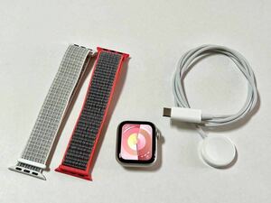 美品 AppleCare+ありApple Watch SE 第2世代 40mm アップルウォッチ スターライト アルミニウム GPS バッテリー100% バンド2本付き