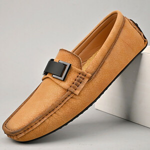  Loafer новый товар * мужской туфли без застежки джентльмен обувь обувь для вождения повседневная обувь [6699] Brown 27.5cm