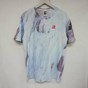 【1円】良好 Supreme×THE NORTH FACE ノースフェイス 21SS Ice Climb Tee アイスクライム アイスクライマー Tシャツ ロゴ刺繍 Multi M