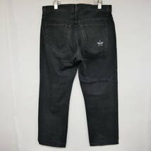 【1円】良好 国内正規 Supreme アメリカ製 USA製 Washed Regular Jean Jeans レギュラージーンズ 5ポケットデニム Black ブラック 濃黒 30_画像3