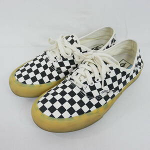 【1円】良好 国内正規 VANS バンズ AUTHENTIC SF オーセンティック VN0A4BWT1KP UltraCush LITE チェッカーボード ガム US9 27