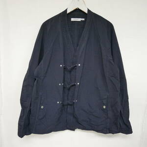 【1円】良好 国内正規 nonnative ノンネイティブ NN-J3120 MASTER JACKET ノーカラー チャイナジャケット DEEP SEA NAVY 紺 2