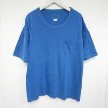 【1円】良好 国内正規 visvim ビズビム 21SS JUMBO TEE S/S ジャンボ Tシャツ 0121105010024 BLUE ブルー 青 4_画像1