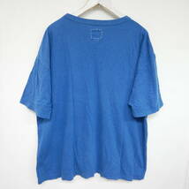 【1円】良好 国内正規 visvim ビズビム 21SS JUMBO TEE S/S ジャンボ Tシャツ 0121105010024 BLUE ブルー 青 4_画像3