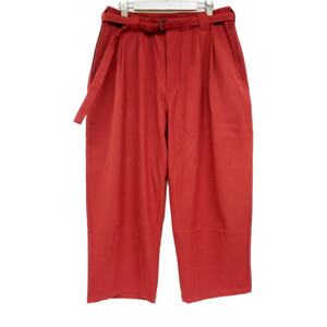 【1円】未使用 国内正規 TIGHTBOOTH PRODUCTION タイトブース 22AW TR BAGGY SLACKS バギースラックス バギーパンツ FW22-B10 Terracotta L