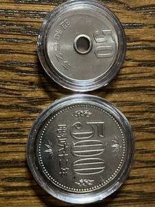昭和62年貨幣未使用新品コインのカプセル極美品