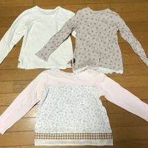 ビケットクラブbiquette長袖Tシャツ3点セット　サイズ120〜130_画像7