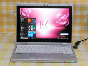 ■高解像度 タッチパネル Let's note CF-RZ6 第7世代 Core i5-7Y57 256GB-SSD SIMフリー 10P DtoD■YF