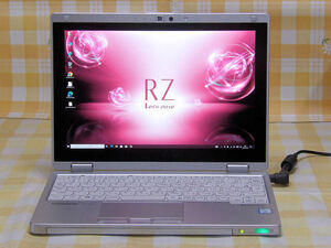 ■高解像度 タッチパネル Let's note CF-RZ6 第7世代 Core i5-7Y57 256GB-SSD SIMフリー 10P DtoD■YJ