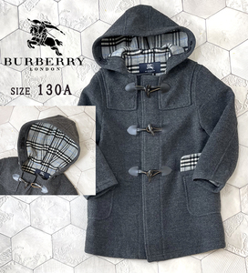 * обычная цена 7 десять тысяч иен Burberry London [BURBERRY LONDON] подкладка noba в клетку melt n шерсть основной полупальто "даффл коут" 130A формальный * посещение детского сада * посещение школы 