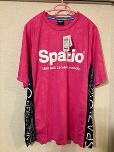 新品 Oサイズ Spazio スパッツィオ プラクティスシャツ ネオピンク