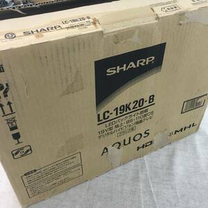 現状品 シャープ 19V型 液晶 テレビ AQUOS LC-19K20-B ハイビジョン