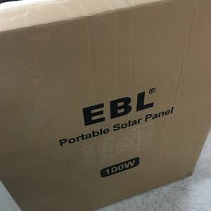 現状品 EBL ソーラーパネル 100W 折りたたみ式ソーラーチャージャー 単結晶 ETFE 太陽光パネル 直列並列可 防水 防塵 ESP-100