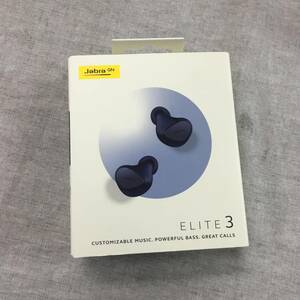 現状品 Jabra(ジャブラ) Elite 3 ネイビー ワイヤレスイヤホン bluetooth Apt-X IP55 クリアな通話 遮音設計 100-91410001-40