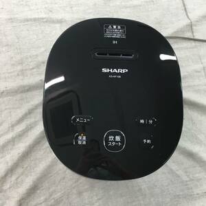 現状品 シャープ 炊飯器 5.5合 IH式 PLAINLY 匠の火加減 ブラック KS-HF10B-B