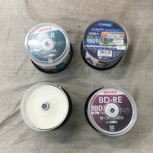 未使用 バッファロー ブルーレイディスク BD-RE RO-BE25V-050PW 2点、Verbatim VBR130RP53SV4、バッファロー BD-R RO-BR25V-050PW/N セット