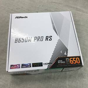 現状品 ASRock マザーボード B650M Pro RS AMD Ryzen 7000 シリーズ CPU対応 (Soket AM5) B650 Micro ATX マザーボード