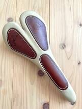 レア！Selle Italia Storika '05 Ti / セライタリア ストリカ'05 Ti 箱シリコンカバー付 レザーサドルレトロクロモリロードバイクbrooks_画像2