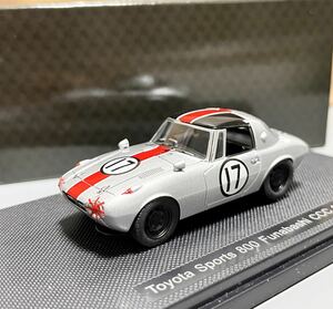 エブロ 1/43 Toyota Sports 800 Funabashi CCC 1965 トヨタ スポーツ 800 船橋 ヨタハチ '65 #17