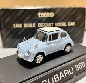 エブロ 1/43 SUBARU 360 スバル 360 テントムシ ブルー