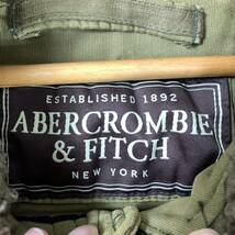 Abercrombie & Fitch アバクロンビー＆フィッチ ボア ジャケット ミリタリージャケット ブルゾン グリーン カーキ B-9 jacket XL YA6201_画像3