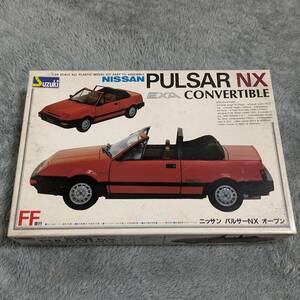 絶版 [スズキ] 1/24 N12 パルサー エクサ NX コンバーチブル 未開封 FFモーターライズ 純正ホイール 旧オオタキ金型製品 箱ヨゴレイタミ有