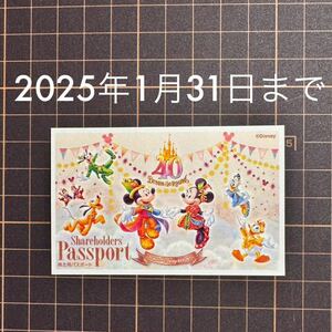 ディズニー 株主優待 パスポート 有効期限2025年1月31日 春休み GW