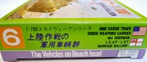 (送料無料)上陸作戦の軍用車輌群(ピットロード1/700 スカイウェーブ SW シリーズ No.6 )　1/700ジオラマに最適なキット_画像3
