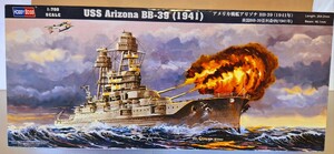 ホビーボス 1/700 艦船シリーズ アメリカ戦艦アリゾナBB-39 プラモデル