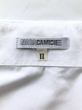 ☆ナラカミーチェ 　 美品　コットン　ドゥエボットニ　　ラウンドヘム　シャツ 　サイズⅡ　ブラウス 　NARA CAMICIE_画像6