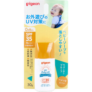 Pigeon UVベビーミルク ウォータープルーフ SPF35 PA＋＋＋ 30g ×1