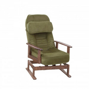 折りたたみ式 木肘回転高座椅子 SP-823R(C-01) GN