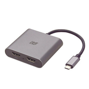 ラトックシステム USB Type-C to デュアルHDMIディスプレイアダプター RS-UCHD2