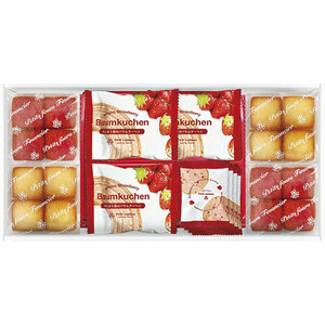 【3セット】 Petit cadeau あまおう苺バウムクーヘン&プチフィナンシェ ギフトボックス L8120049X3
