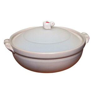  silicon cover attaching earthenware pot (L) white L8019096