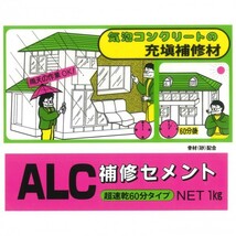 家庭化学工業 ALC補修セメント 1kg ホワイト_画像2