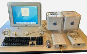 Power Mac G4 Cube システム＆ドキュメント一式と保守パーツ付き　