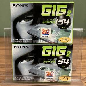 SONY ハイポジ カセットテープ 54分・２本セット（GIG 2 デュアル・イン・スライドケース＆キララ・スモークハーフ）